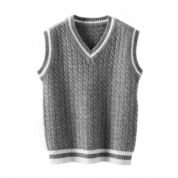 unisex kids cashmere knit vest