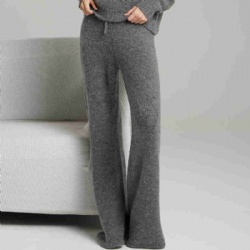 Womens Knit Sweater Wide Leg Pants Casual knit Trousers