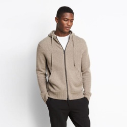 Plain zip hoody weater mens long sleeve knitwear plain knit hoodie