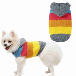 Puppy Sweater Stripe Pet knitwear