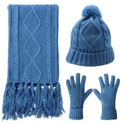 Winter Knitwear Scarves Set