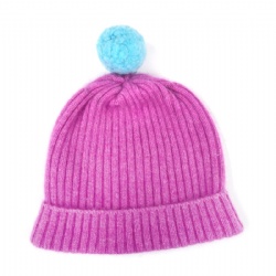 High quality cute pure cashmere baby beanie